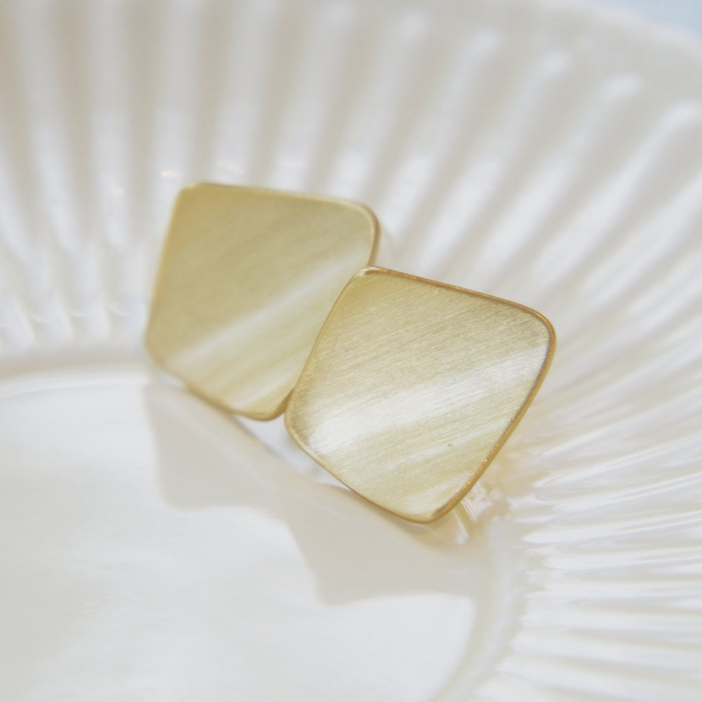 Asymmetrical Square Earrings