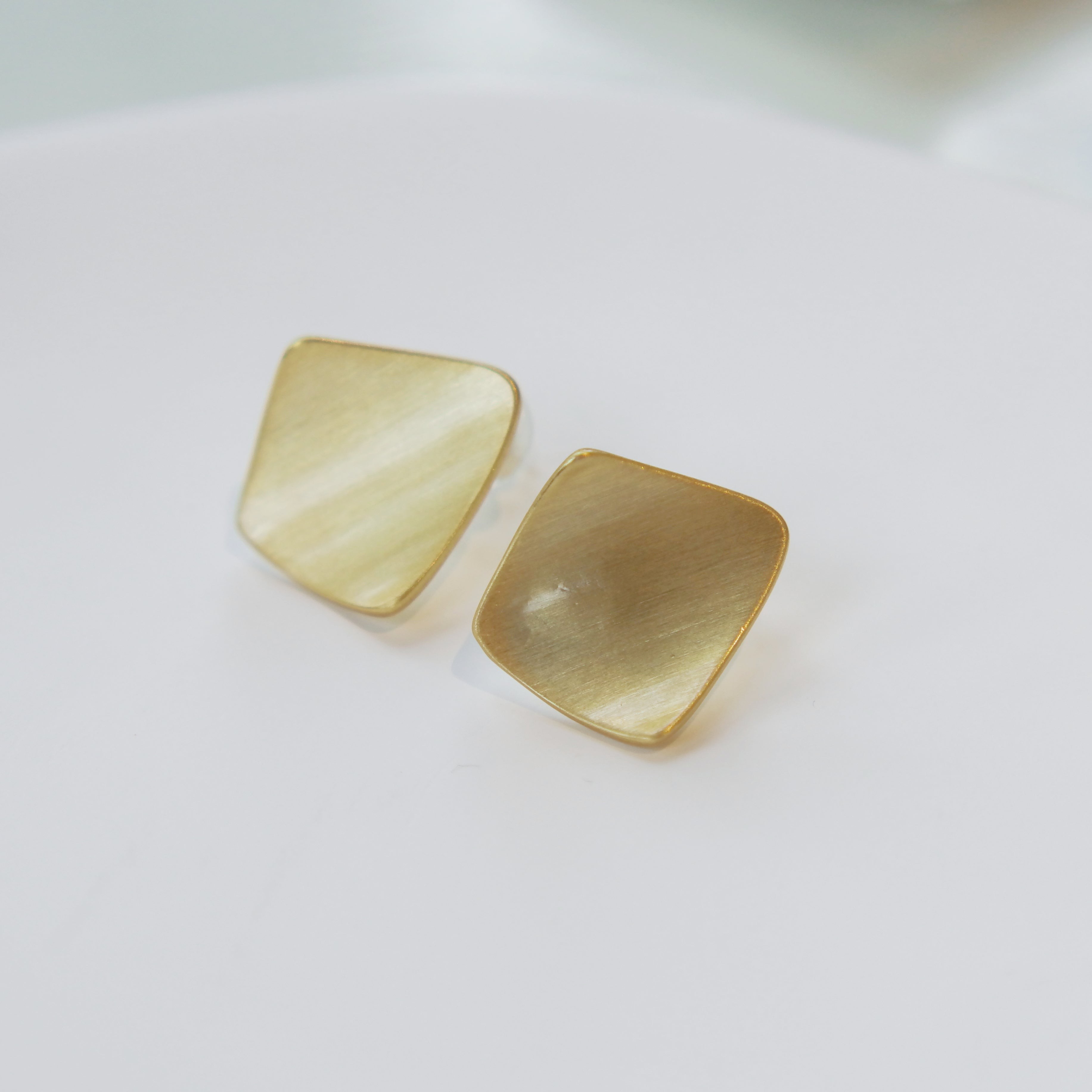 Asymmetrical Square Earrings