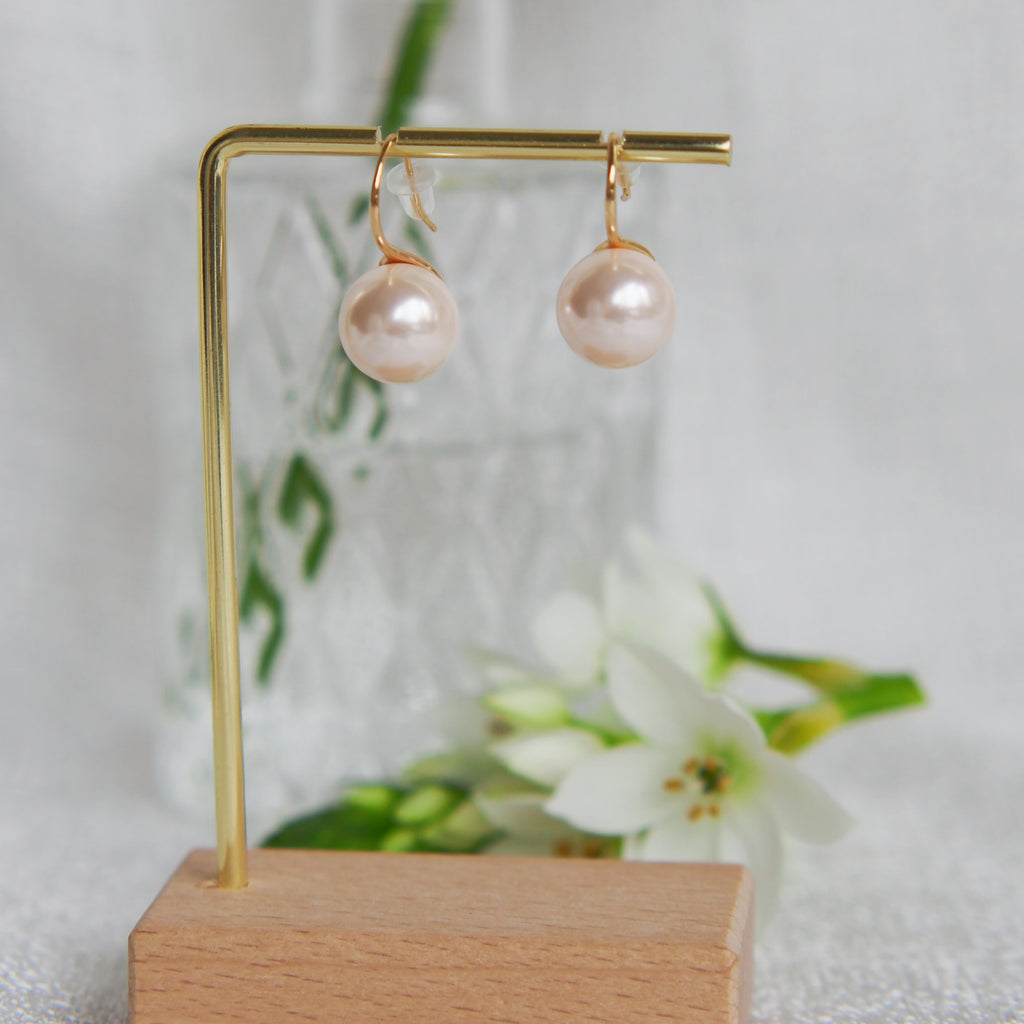 Goblet Pearl Earrings